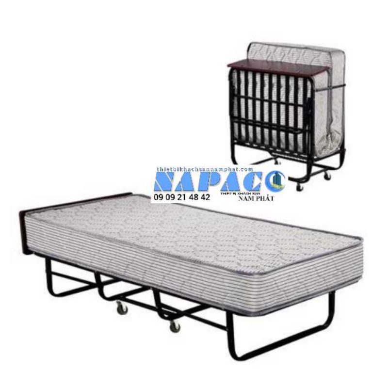 Giường extra bed HM-J101A nệm 20cm gấp gọn