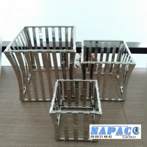 Chân đế trang trí buffet vuông nhỏ SX-7113-1