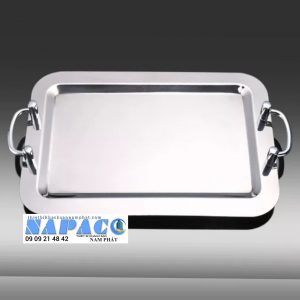 Khay trưng bày inox CN có tay nắm 121902S