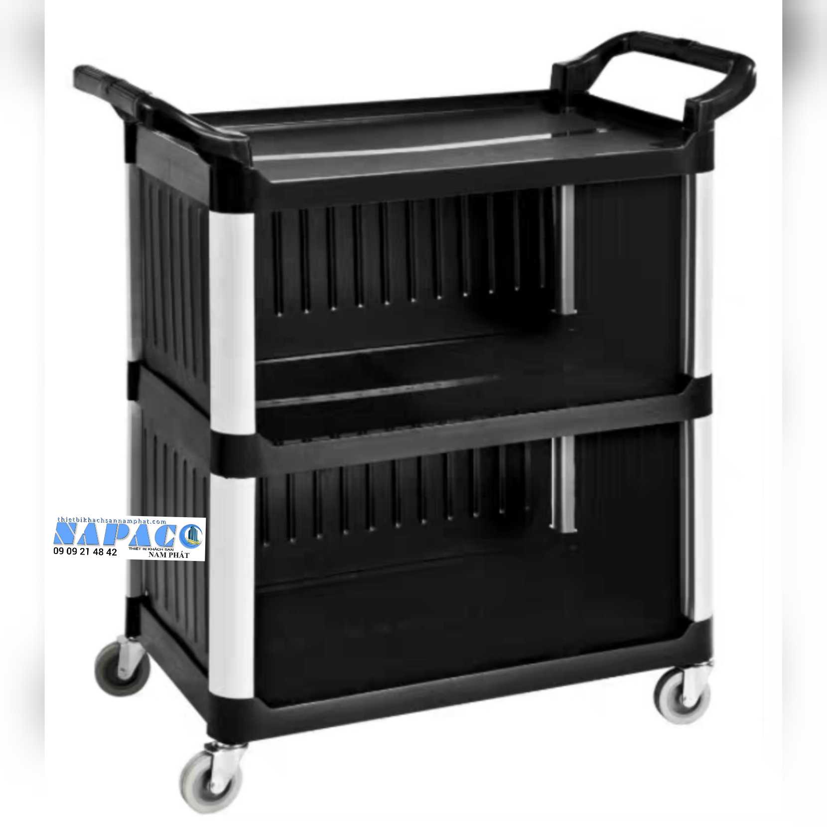 Xe đẩy nhựa GX18 3 Xe đẩy đa năng 3 tầng D-012A