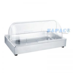 Khay trưng bày thức ăn nắp PC DC-325B-1 chính hãng