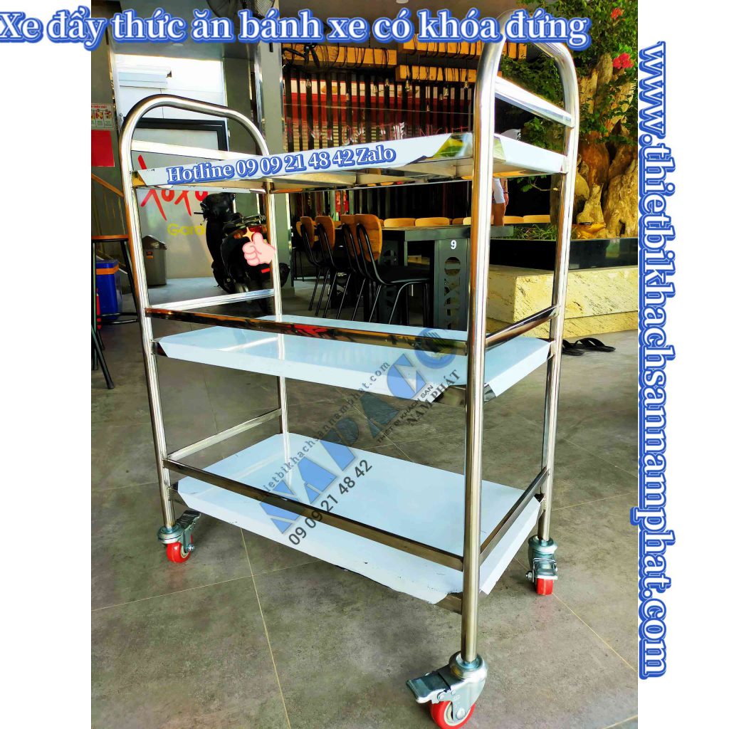 Xe đẩy inox 3 tầng - xe đẩy thức ăn 13 z2445066993371 38cb14877d7b557eee477a59db6b782enapaco