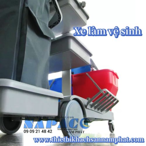Xe đẩy dọn làm vệ sinh HC779 (2)
