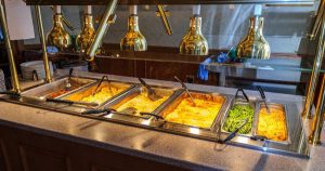 đèn hâm nóng thức ăn Buffet