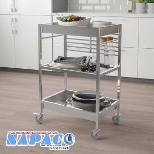 Xe đẩy hàng inox