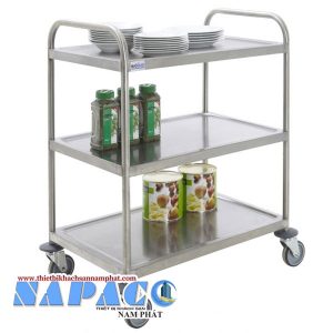 Xe đẩy thức ăn 3 tầng inox 304 là gì?