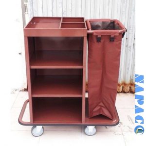 xe dọn phòng khách sạn vệ sinh