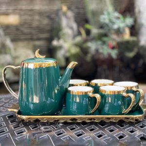 Bộ tách trà sứ 8 món 2126