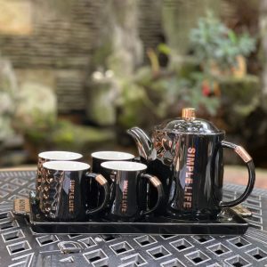 Bộ tách trà sứ 6 món 2160