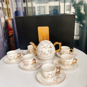 BỘ BÌNH TRÀ SỨ KÈM DĨA 273