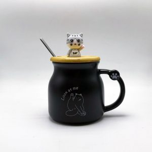 Ly sứ có nắp hình mèo 5400