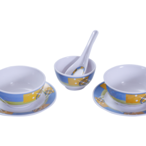 BỘ CHÉN CB 04, CO 02, MUỖNG CƠM NO 14, DĨA DC 66 VIỀN 162