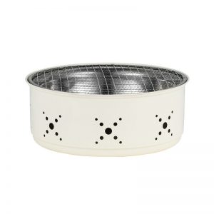 Lò nướng than inox tròn 057