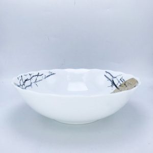 Tô chén sứ opal họa tiết sắc thu cao cấp