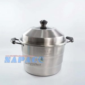 Nồi hấp inox cao cấp 3 tầng 35cm