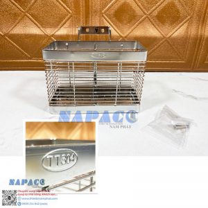 Ống Đựng Đũa Muỗng 2 Ngăn Inox 304