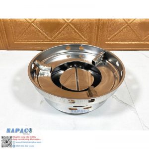 Bếp Cồn Inox Có Chắn Gió