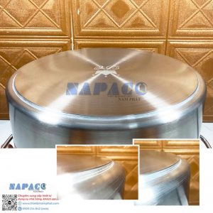 Nồi 2 Quai Inox 2 Đáy Lùn