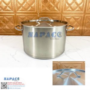 Nồi 2 Quai Inox 2 Đáy Lùn