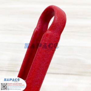 Kẹp Gắp Inox Lá Cán Đỏ Mờ 182110