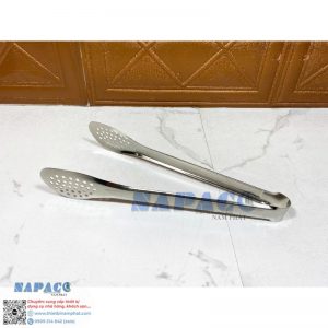 Kẹp Gắp Thức Ăn Inox Đầu Tròn 28cm