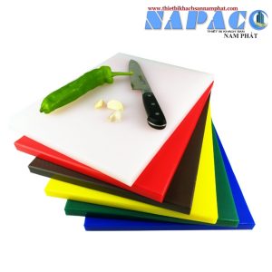 Thớt nhựa công nghiệp chữ Nhật 6 màu