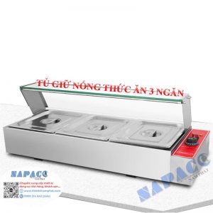 TỦ GIỮ NÓNG THỨC ĂN 3 NGĂN TC033