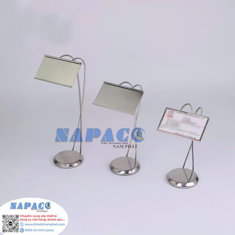 Bảng Tên Món Ăn Inox 197301