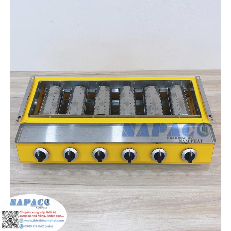 BẾP NƯỚNG GAS 6 HỌNG BBQ6N