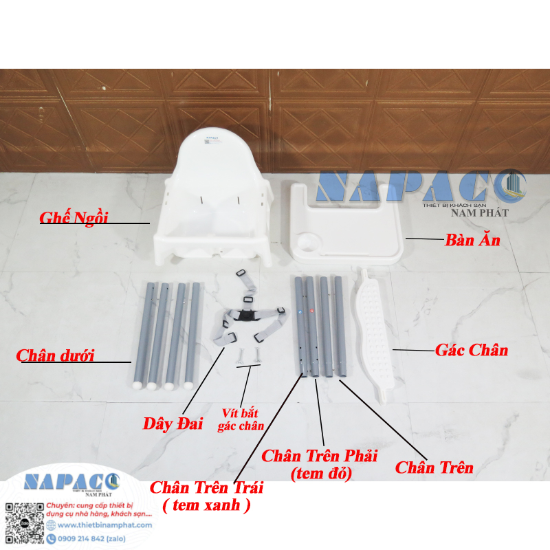 Hướng Dẫn Lắp Ráp Ghế Trẻ Em NP998