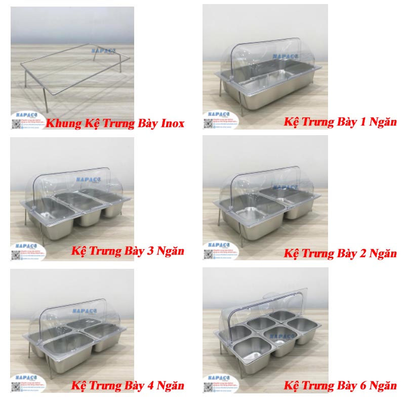 Kệ Trưng Bày Buffet Nắp PC 7001