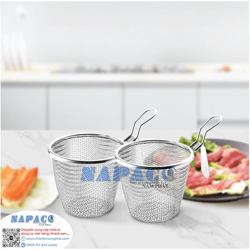 Vợt Nhúng Đồ Ăn Lẩu Inox 11cm