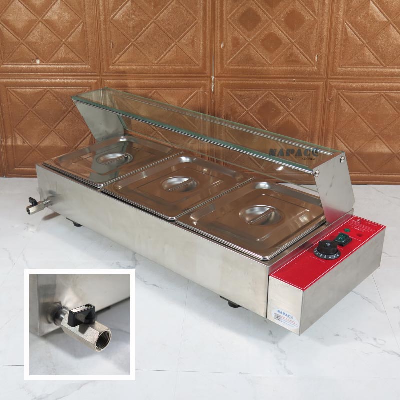 TỦ GIỮ NÓNG THỨC ĂN 3 NGĂN TC033