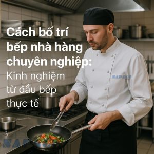 #1 Cách bố trí bếp nhà hàng chuyên nghiệp