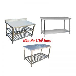 bàn sơ chế inox