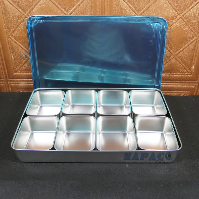 Bộ Gia Vị 8 Ngăn Inox 171006