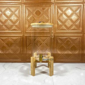 Bình Đựng Nước Trái Cây Chân Gỗ 031