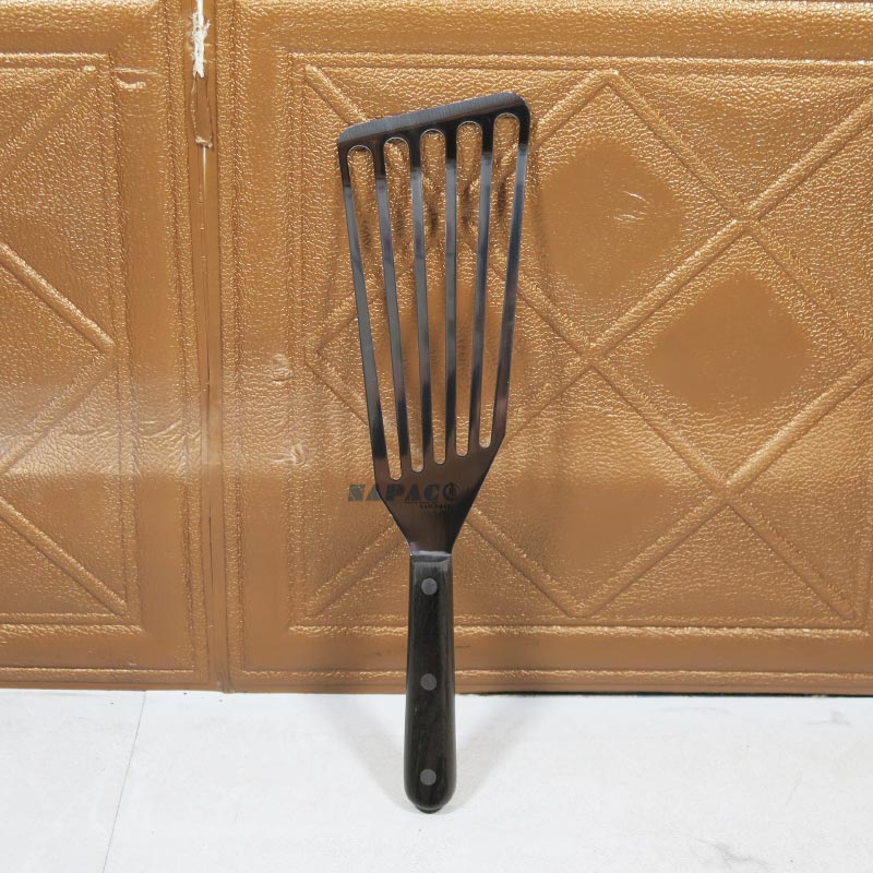 Xẻng Lật Có Rãnh Cán Gỗ FZ-920