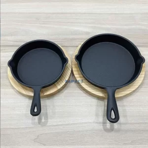 Chảo Gang Đúc Nhật Đế Gỗ SW6009