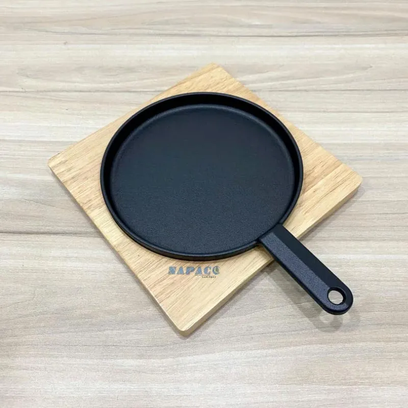 Chảo Gang Tròn 1 Tay Cầm 8016
