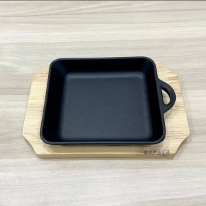 Chảo Gang Vuông 1 Quai 9024