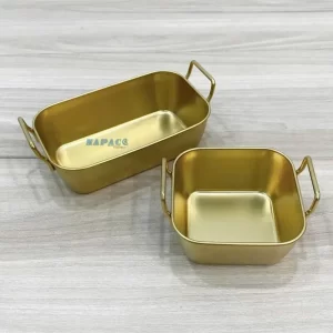 Khay Inox 2 Quai Vàng SL104G