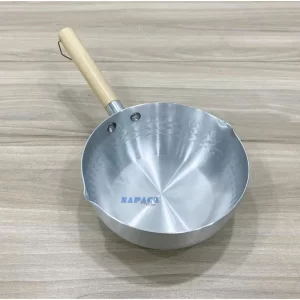 Quánh Nhôm Cán Gỗ 2 Đáy XPG20