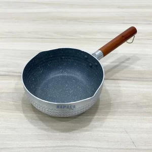 Quánh Nhôm Chống Dính Cán Gỗ 2 Đáy 24cm