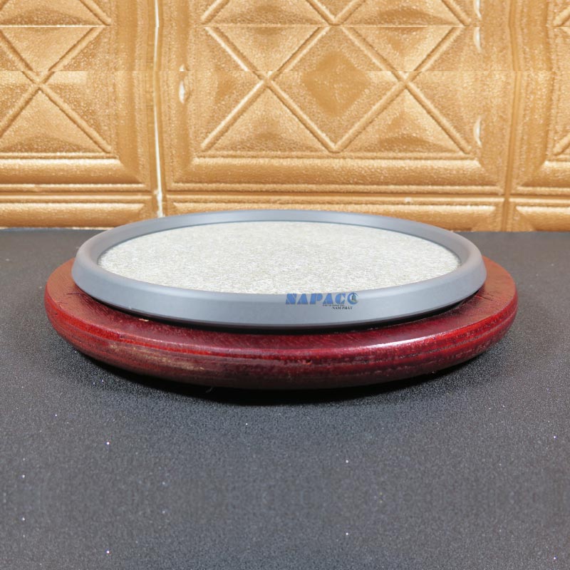 Đĩa Đá Tròn Đế Gỗ 66003