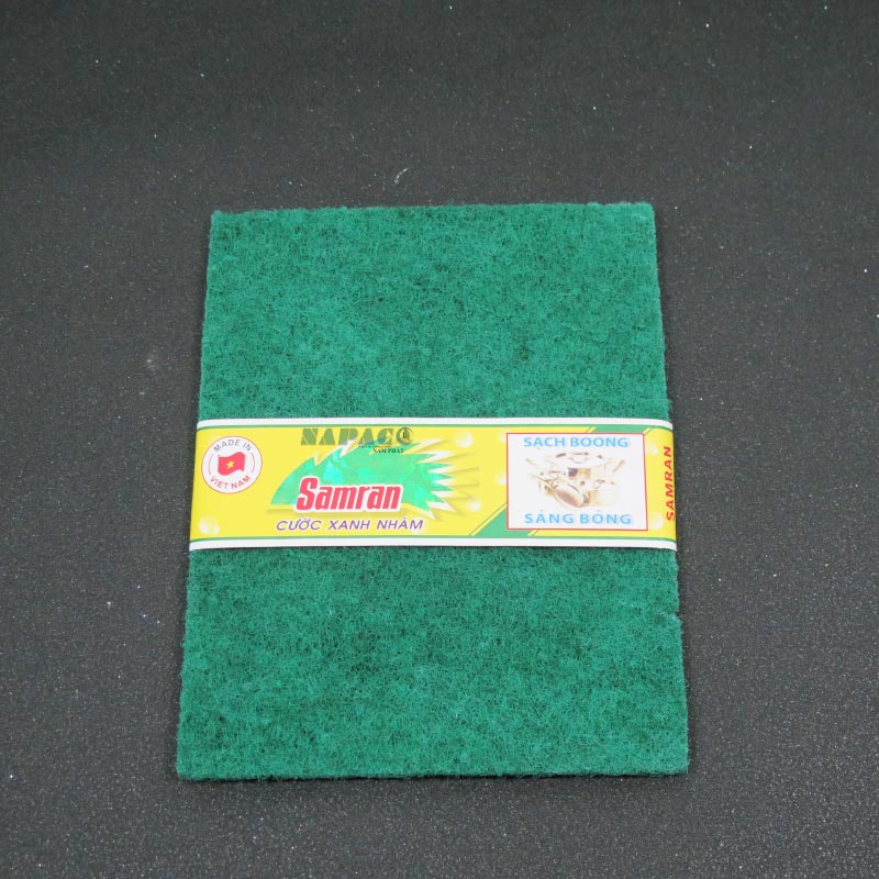 Miếng Rửa Chén Cước Xanh Samran 13.5cm