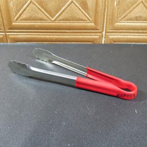 Kẹp gắp Inox cán bọc nhựa đỏ 182114