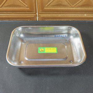 Rá Lưới Inox Chữ Nhật Có Chân