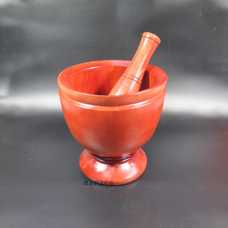 Bộ cối chày gỗ