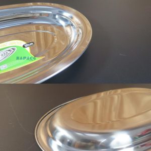 Đĩa inox oval